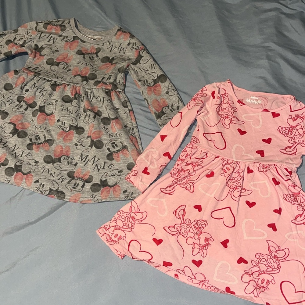 Disney Minnie Mouse Dresses (qty- 2) 4T